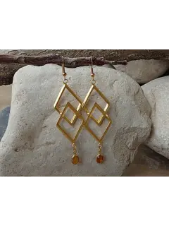 Geometric Drop Earrings